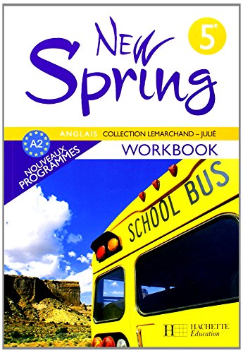 Beispielbild fr New Spring Anglais 5e LV1 - workbook: 9782011254719,000000 zum Verkauf von Buchpark