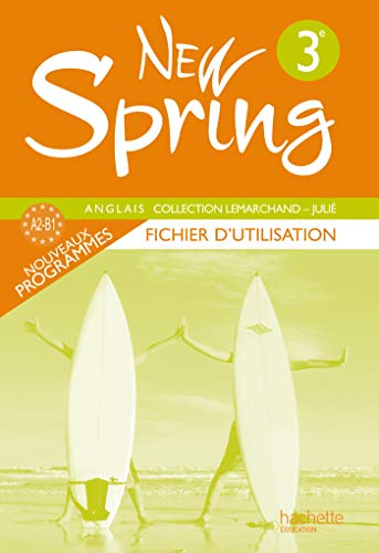 9782011255518: Anglais 3e New Spring: Fichier d'utilisation
