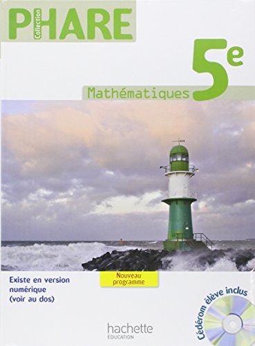 Stock image for Phare Mathmatiques 5e - Livre lve - Format compact - Edition 2010 for sale by Ammareal