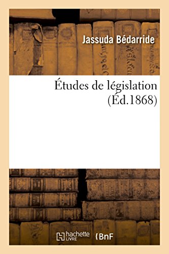Imagen de archivo de tudes de Lgislation (Sciences Sociales) (French Edition) a la venta por Lucky's Textbooks