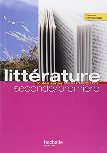 Stock image for Litte&#x301;rature, seconde-premie&#x300;re : toutes se&#x301;ries for sale by Ammareal