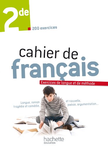 Beispielbild fr Cahier de franais 2de - dition 2013 zum Verkauf von medimops