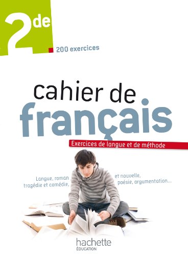 Stock image for Cahier de franais 2de - dition 2013 for sale by Ammareal