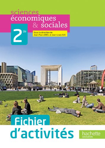 Imagen de archivo de Fichier d'activits Sciences conomiques et sociales (SES) 2de - dition 2013 a la venta por Ammareal