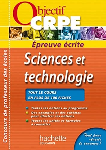 Stock image for CRPE en fiches : Sciencs et technologies for sale by Ammareal