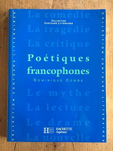 Stock image for Poetiques Francophones for sale by Best and Fastest Books