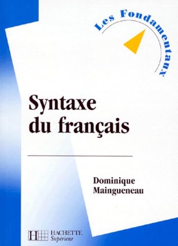 Beispielbild fr Syntaxe du franais, dition revue et mise  jour zum Verkauf von medimops