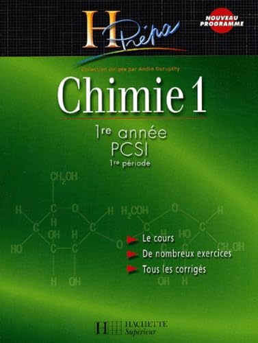 Chimie 1 1re année PCSI 1re période