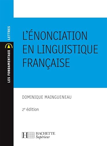 Imagen de archivo de L'nonciation En Linguistique Franaise a la venta por RECYCLIVRE