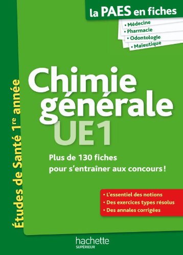 Beispielbild fr Chimie Gnrale PCEM 1re anne - En fiches zum Verkauf von Ammareal