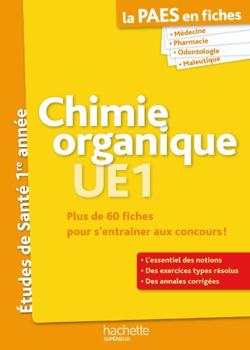 Beispielbild fr Chimie organique PCEM 1 (Mdecine) - En fiches zum Verkauf von Ammareal