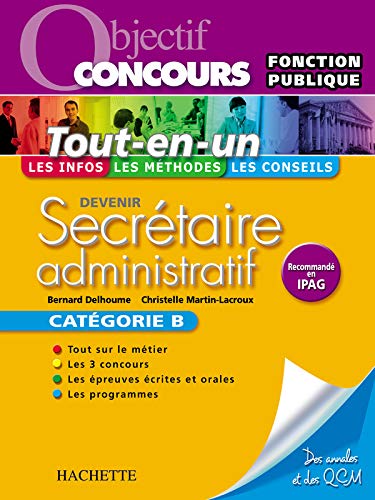 Stock image for Devenir secrtaire administratif Catgorie B : Tout-en-un for sale by medimops