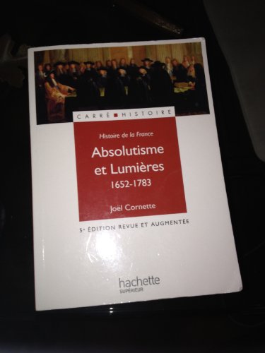 Beispielbild fr Absolutisme et Lumires zum Verkauf von A TOUT LIVRE