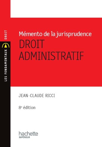 Beispielbild fr Memento de la jurisprudence - Droit administratif zum Verkauf von Ammareal