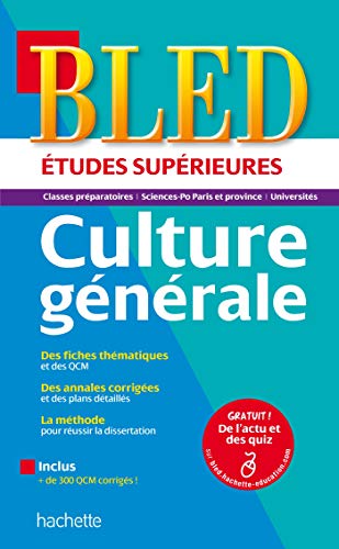 Beispielbild fr BLED ETUDES SUPERIEURES CULTURE GENERALE zum Verkauf von medimops
