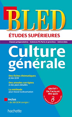 Imagen de archivo de BLED ETUDES SUPERIEURES CULTURE GENERALE a la venta por medimops