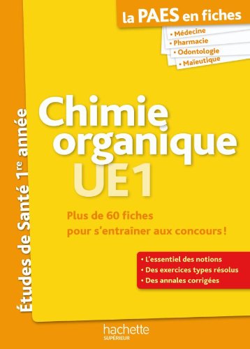 Beispielbild fr La PAES en fiches, Chimie organique zum Verkauf von Ammareal
