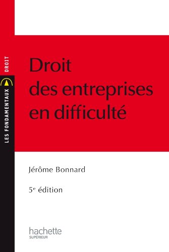 9782011462817: Droit des entreprises en difficult