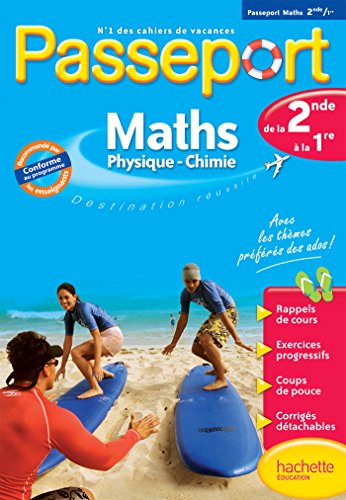 Beispielbild fr Passeport - Maths-Sciences physiques de la 2de  la 1re zum Verkauf von medimops