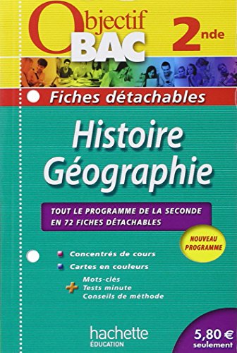 9782011601742: Histoire-Gographie 2e: Fiches dtachables