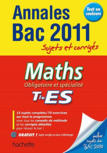 Beispielbild fr Maths Tle ES obligatoire et spcialit : Sujets et corrigs zum Verkauf von Librairie Th  la page