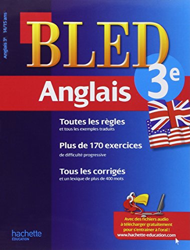 Stock image for Cahier Bled - Anglais 3me - 14-15 ans for sale by medimops