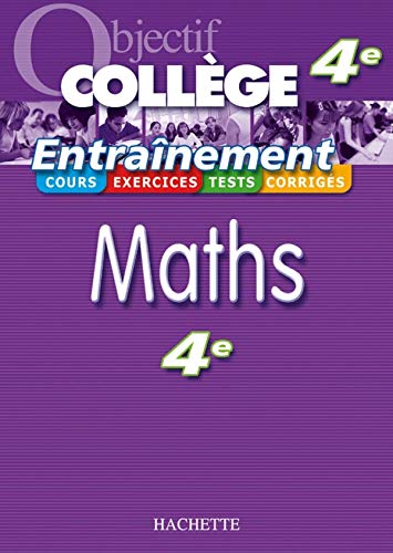 Stock image for Maths 4e : Entranement for sale by Ammareal