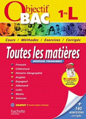 9782011602787: Toutes les matires 1e L