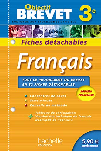 Stock image for Objectif Brevet - Fiches dtachables - Franais 3e for sale by Ammareal