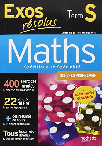 Beispielbild fr Exos rsolus - Maths Terminale S - Enseignement obligatoire et de spcialit zum Verkauf von medimops