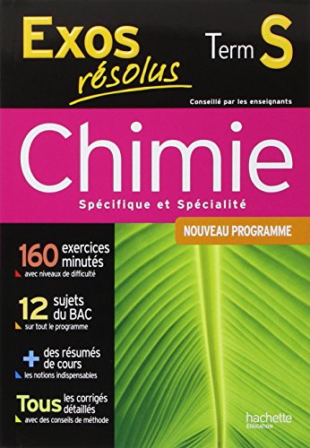 Beispielbild fr Chimie Tle S spcifique et spcialit : Nouveau programme zum Verkauf von Ammareal