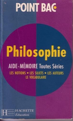 9782011666536: Philosophie Toutes Series. Aide-Memoire