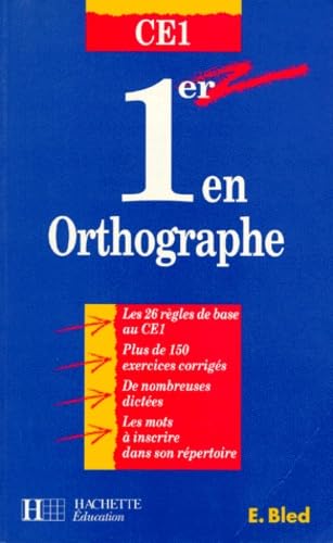 9782011667946: Premier en orthographe, CE1