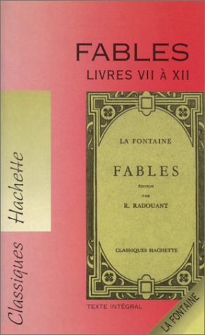 Beispielbild fr Fables Livres VII � XII zum Verkauf von Wonder Book