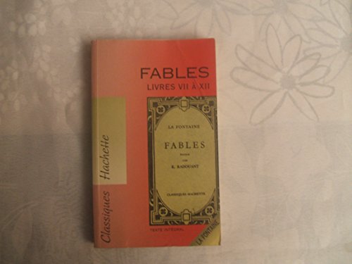 Stock image for Fables Livres VII � XII for sale by Wonder Book