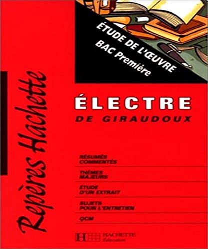 Beispielbild fr Electre, de Jean Giraudoux zum Verkauf von LeLivreVert