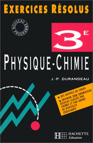 Imagen de archivo de Exercices r solus : Physique - Chimie, 3 me a la venta por Bookmans