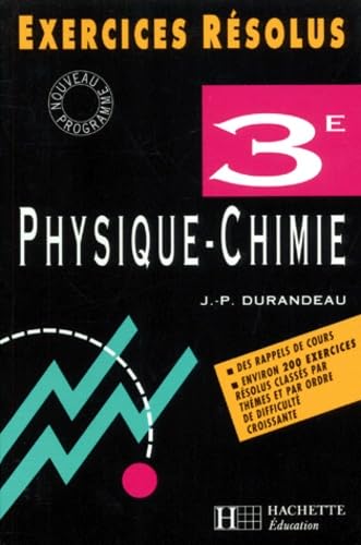 Stock image for Exercices r  solus : Physique - Chimie, 3  me for sale by Bookmans