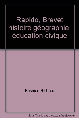 9782011679437: Rapido, Brevet histoire gographie, ducation civique