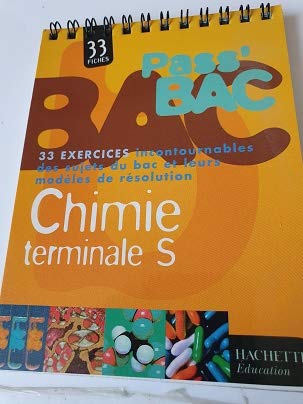 9782011680884: Chimie Terminale S. 33 Fiches