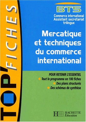 Stock image for Mercatique et techniques du commerce international BTS Commerce International for sale by Ammareal