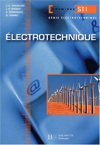 9782011682840: Electrotechnique 1re STI