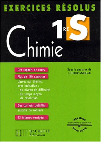 Stock image for Exercices r solus : Chimie, 1 re S for sale by Bookmans