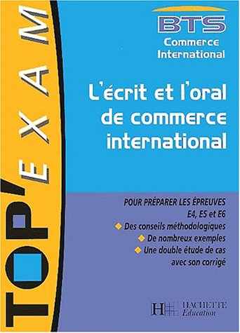 Stock image for L'crit et l'oral de commerce international BTS commerce international for sale by medimops