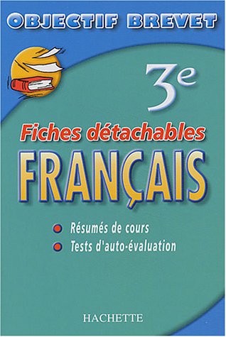 Stock image for Objectif Brevet - Fiches dtachables : Franais, 3e for sale by Ammareal