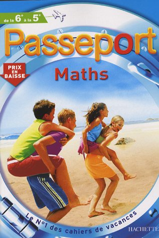 Imagen de archivo de Passeport - Maths de la 6e  la 5e a la venta por Ammareal