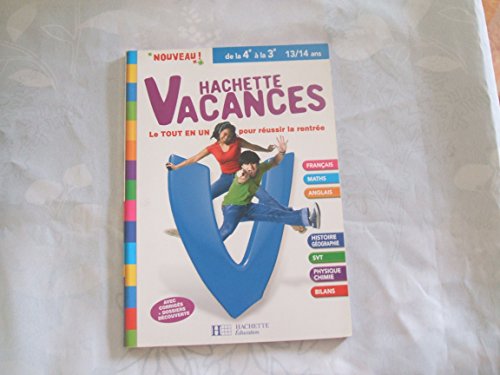 Beispielbild fr Hachette vacances de la 4e  la 3e zum Verkauf von Ammareal