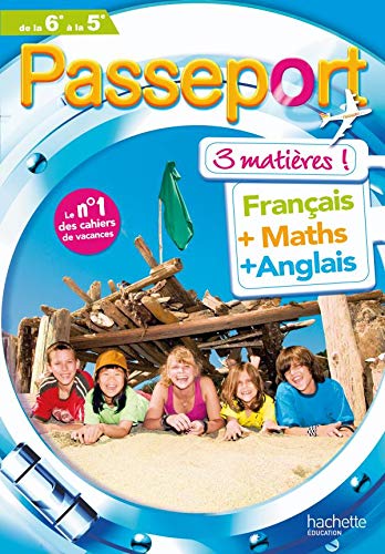 Beispielbild fr Passeport 3 matires de la 6e  la 5e : Franais, maths, anglais zum Verkauf von medimops
