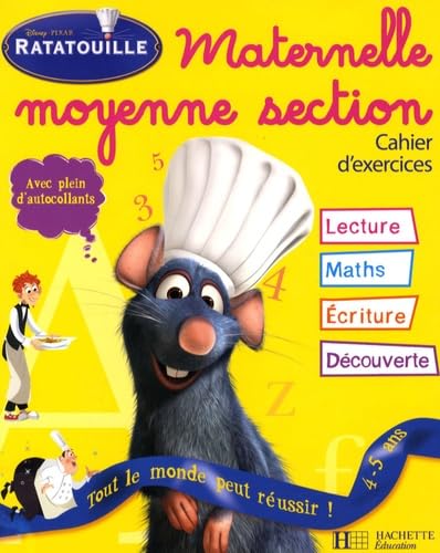 Beispielbild fr Ratatouille Maternelle Moyenne Section : Cahier d'exercices zum Verkauf von medimops