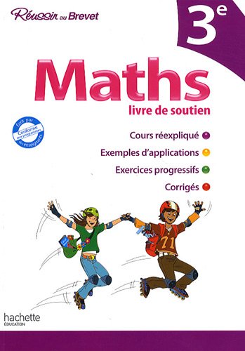 Beispielbild fr Maths 3e : Livre de soutien zum Verkauf von medimops